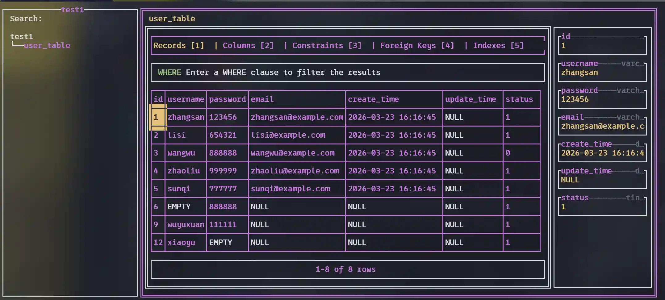 命令行数据库管理工具Lazysql使用体验 - 推荐阅读